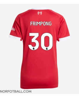 Billige Fotballdrakt Liverpool Jeremie Frimpong #30 Replika Hjemmedrakt Dame 2025-26 Kortermet Billige Fotballdrakt Liverpool Jeremie Frimpong #30 Replika Hjemmedrakt Dame 2025-26 Kortermet
